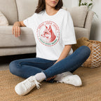 T-shirt Renard vintage avec écusson — « Renard urbain sauvage » — T-shirt rétro sur le thème de la faune sauvage