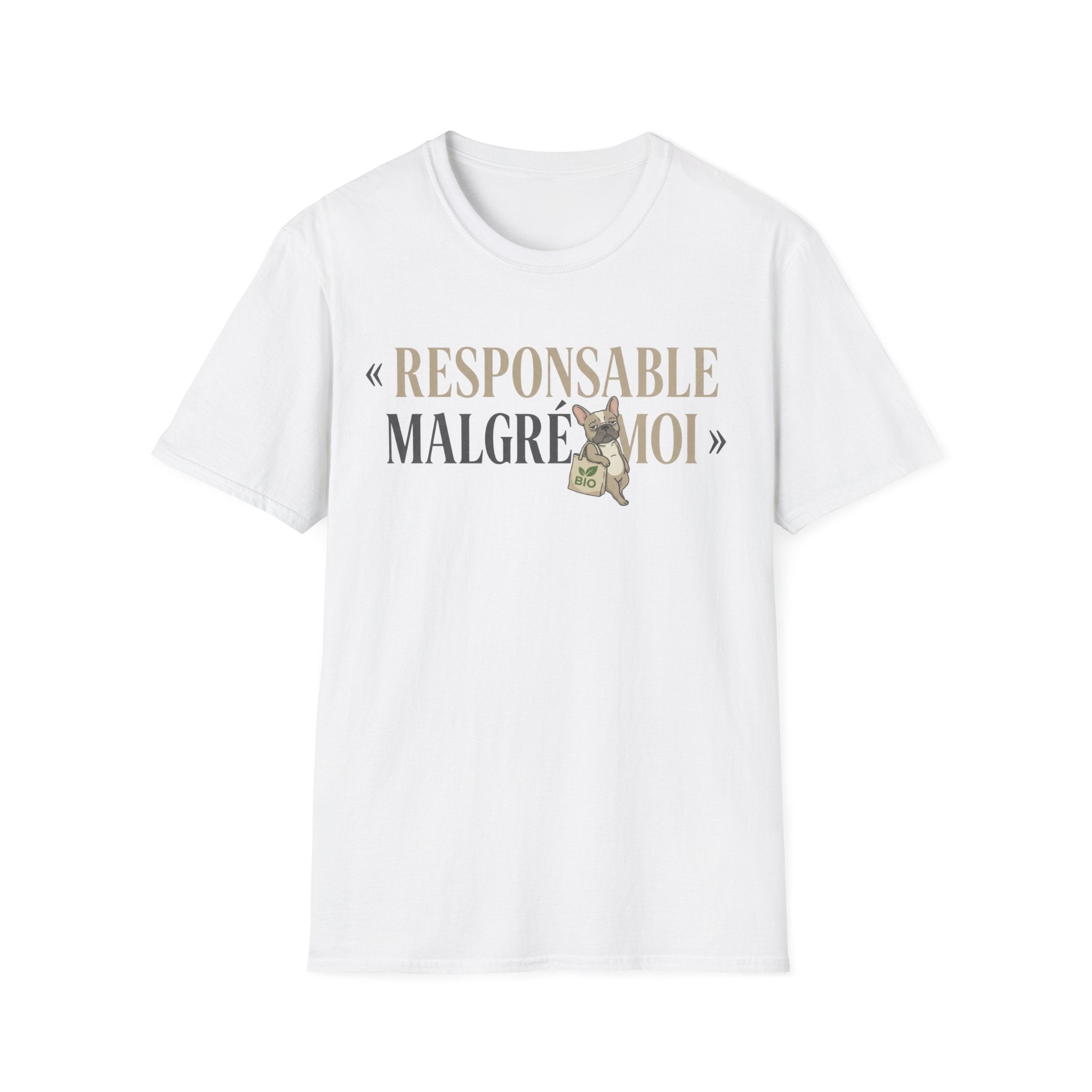 T-Shirt — "Responsable Malgré Moi" Funny French Graphic Tee