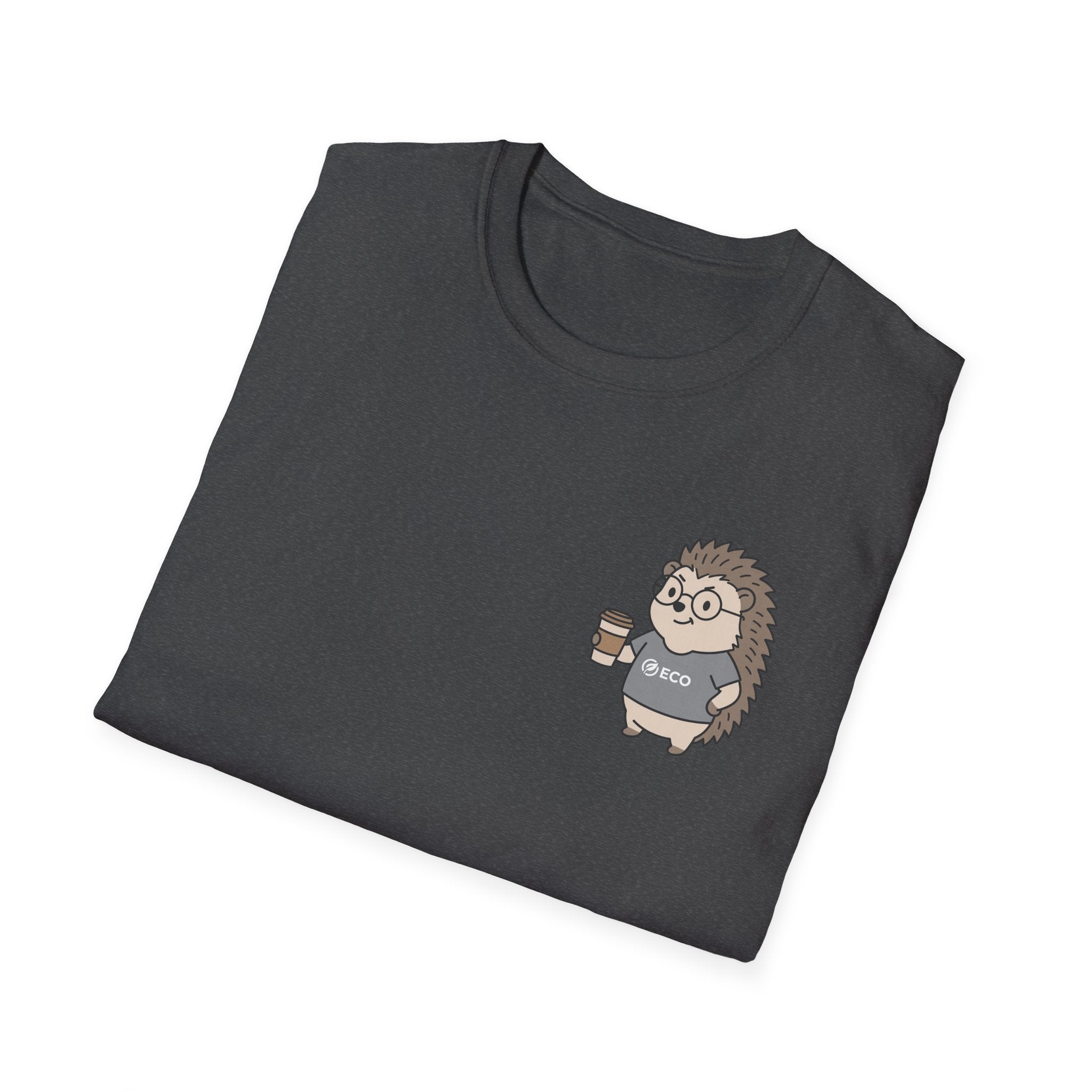Hedgehog Coffee T-Shirt — Cute Coffee Lover Graphic Tee