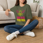 T-shirt graphique Abeille — « Sans elles, plus rien. » — T-shirt féministe en hommage aux pollinisatrices