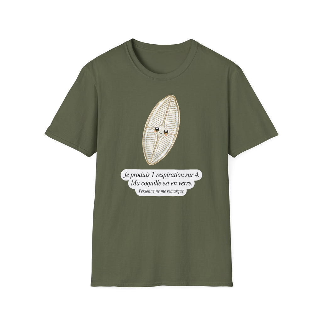 T-shirt — Adorable illustration d’une coquille en verre