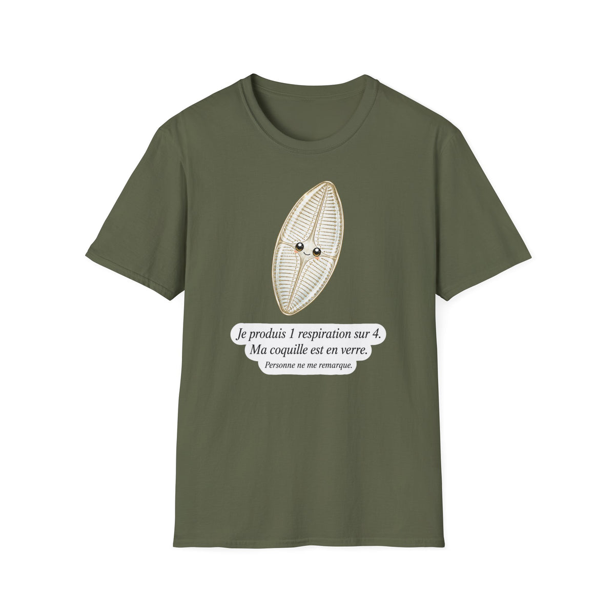T-shirt — Adorable illustration d’une coquille en verre