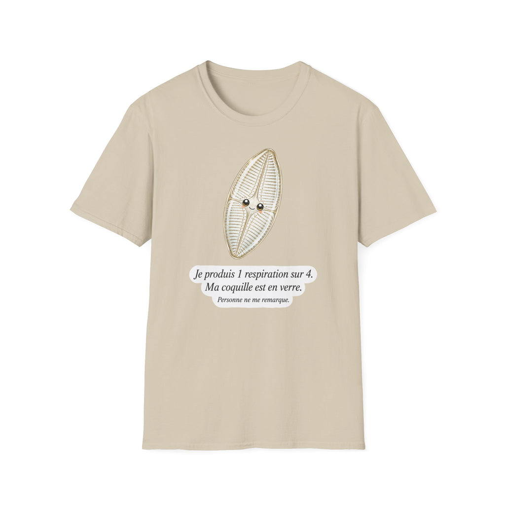 T-shirt — Adorable illustration d’une coquille en verre