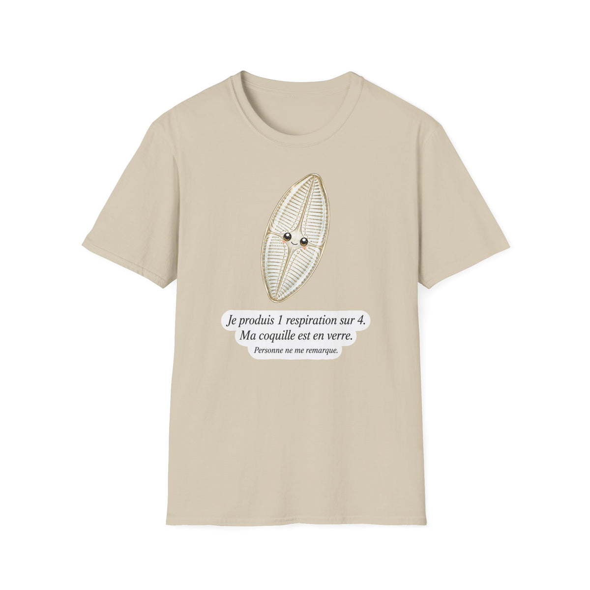 T-shirt — Adorable illustration d’une coquille en verre