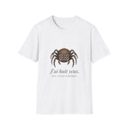 T-shirt illustré avec araignée — « J’ai huit yeux »