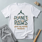 T-shirt "Planet Paws pour un monde meilleur"