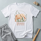 T-shirt Éléphant «Mémoire de la Terre» 🐘🌍