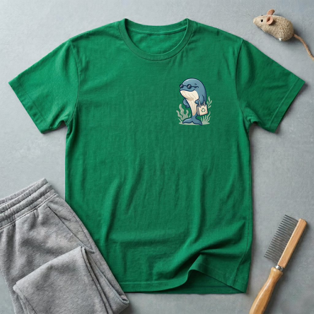 T-shirt graphique Baleine avec sac écolo