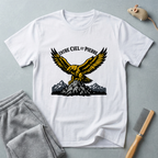 T-shirt aigle au-dessus des montagnes — T-shirt outdoor vintage «Entre Ciel et Pierre»