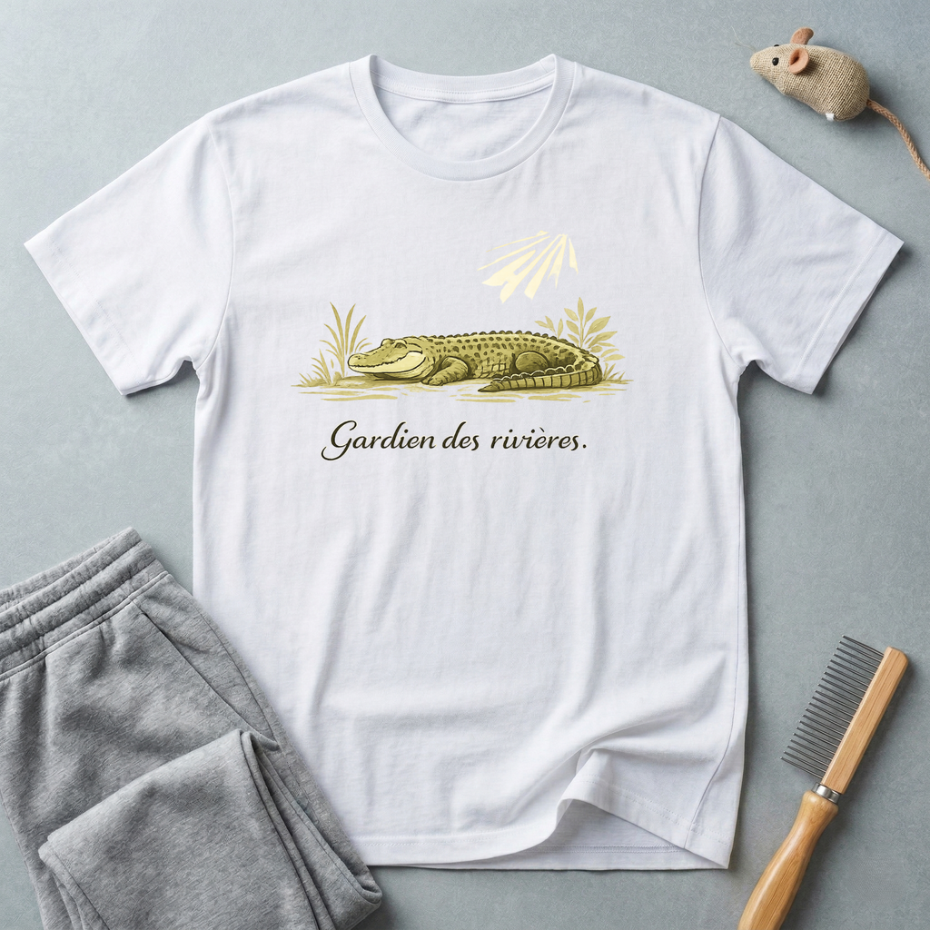 T-shirt — Loutre de rivière «Gardien des rivières» Nature