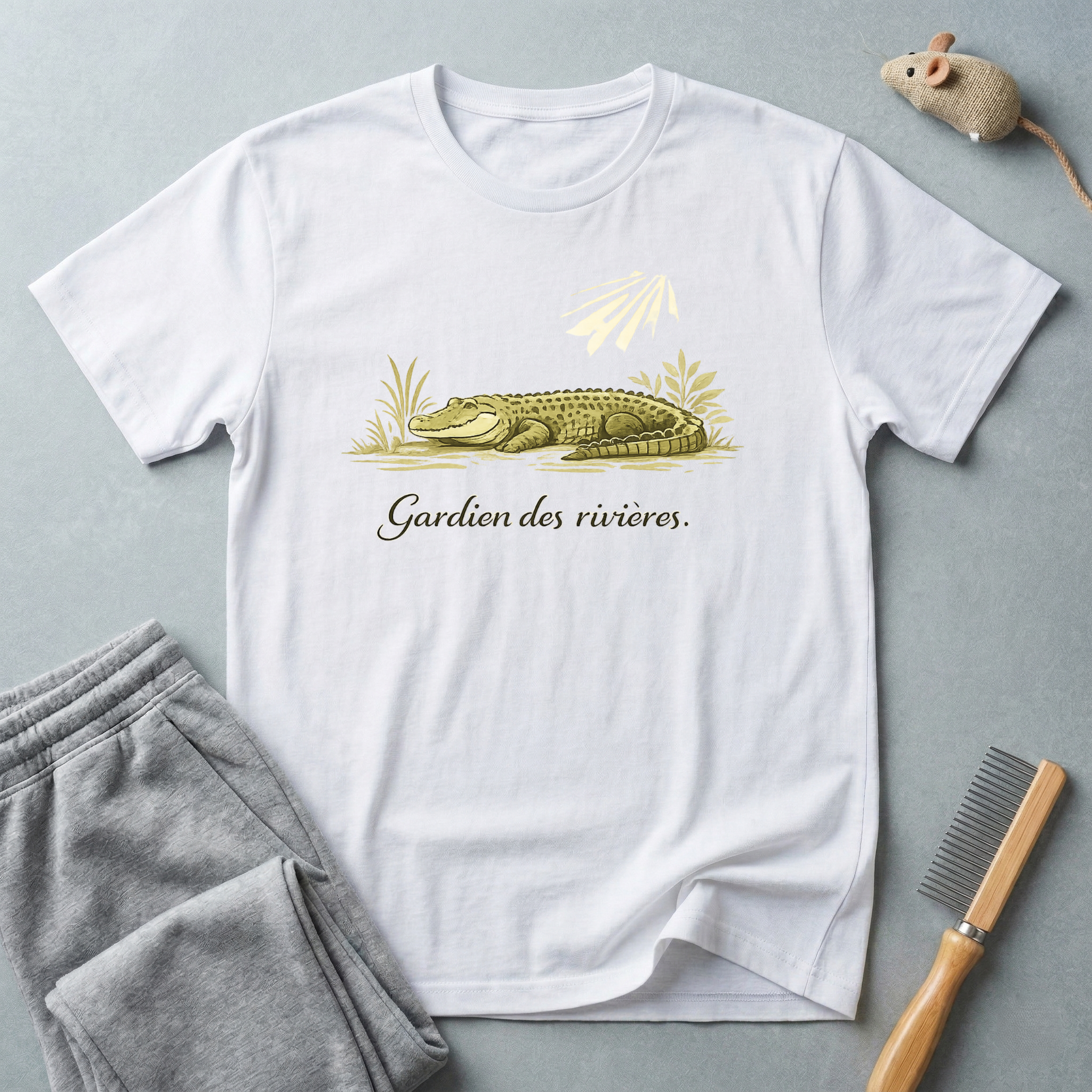 T-shirt — Loutre de rivière «Gardien des rivières» Nature