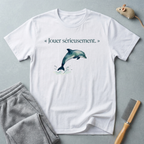 T-shirt illustration Dauphin «Jouer sérieusement»