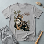 T-shirt graphique Léopard «Esprit Sauvage»