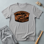 T-shirt écusson Berger allemand — «Loyal & Inébranlable / Vitesse & Précision» Blason vintage