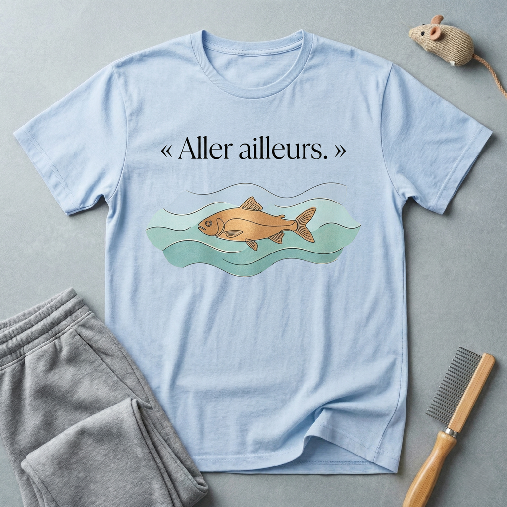 T-shirt Poisson «Aller Ailleurs»