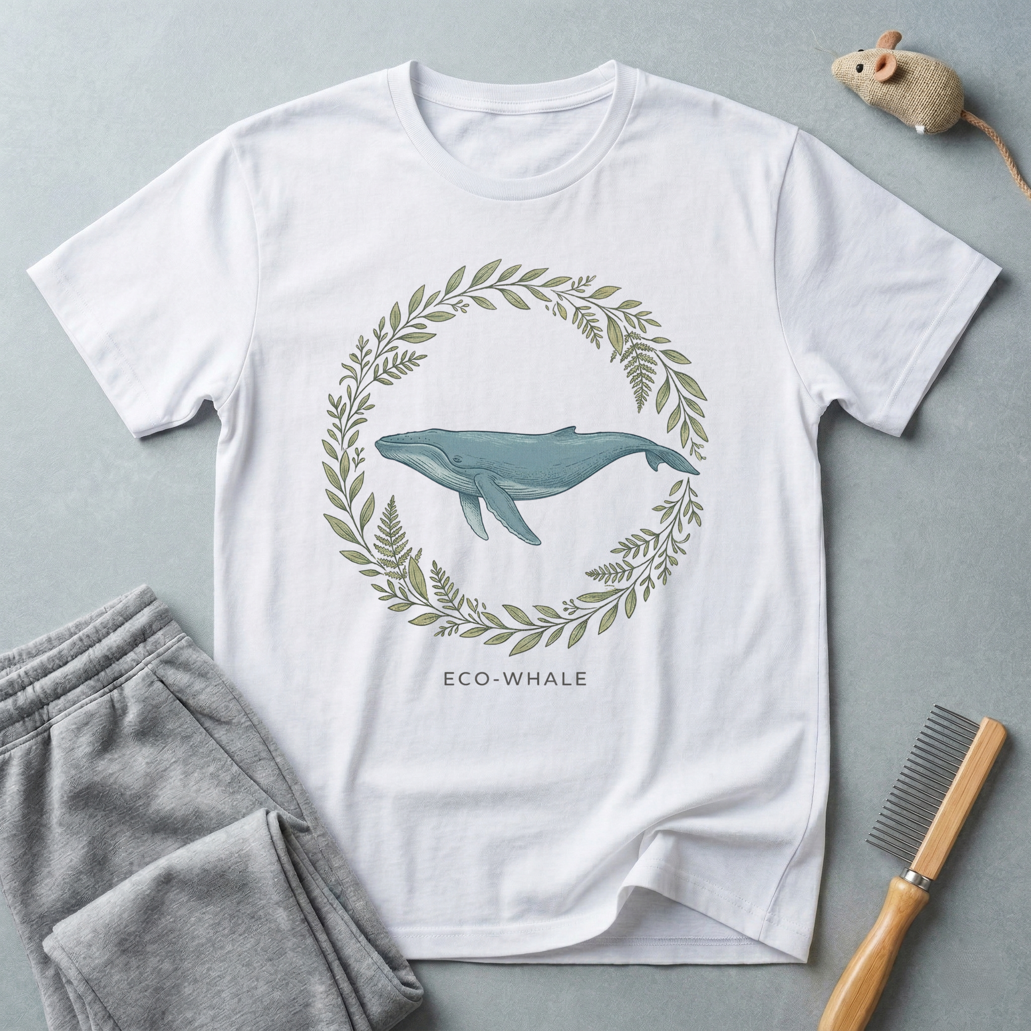 T-shirt Couronne de baleine — "Eco Whale"
