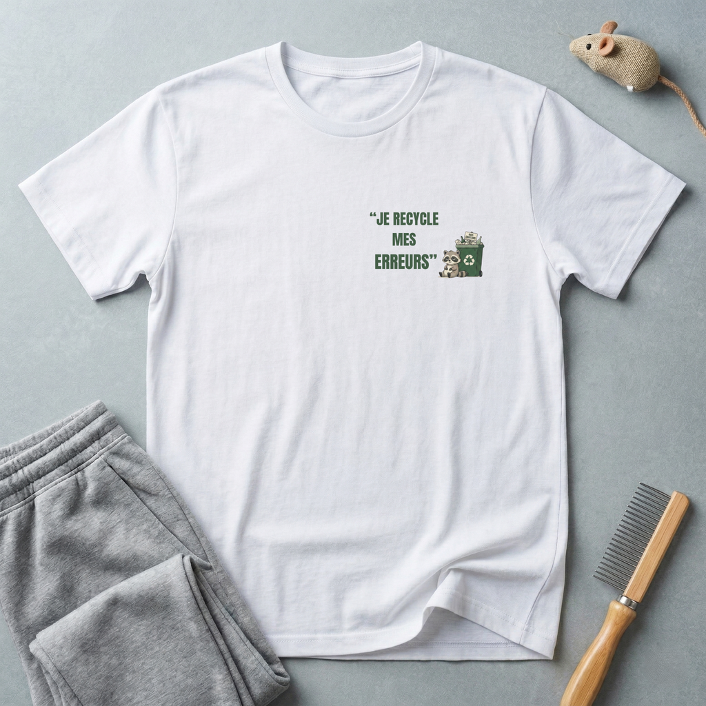 T-Shirt — "Je recycle mes erreurs"
