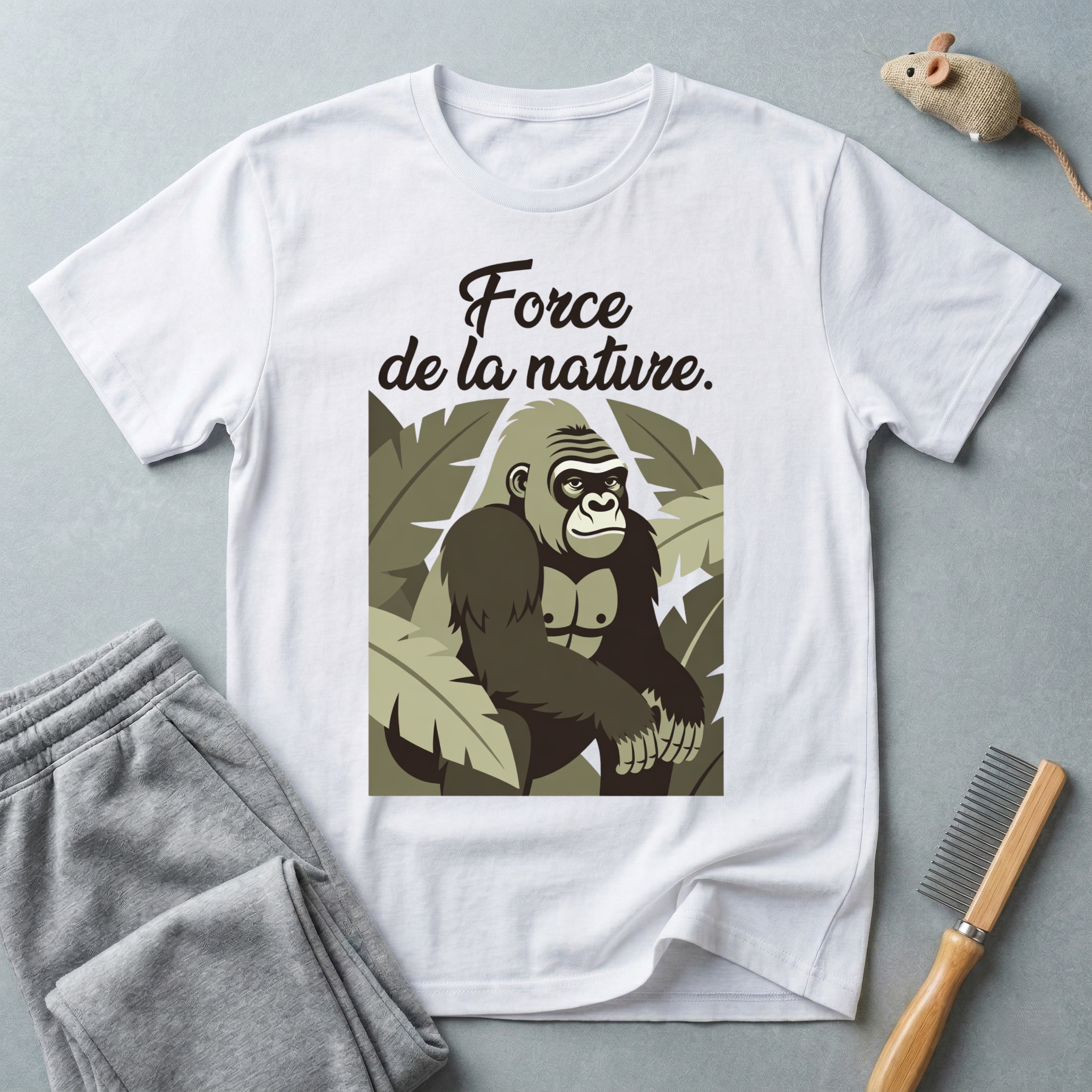 T-shirt Gorille «Force de la nature»