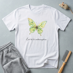 T-shirt papillon aquarelle — T-shirt floral «L’art de la métamorphose»