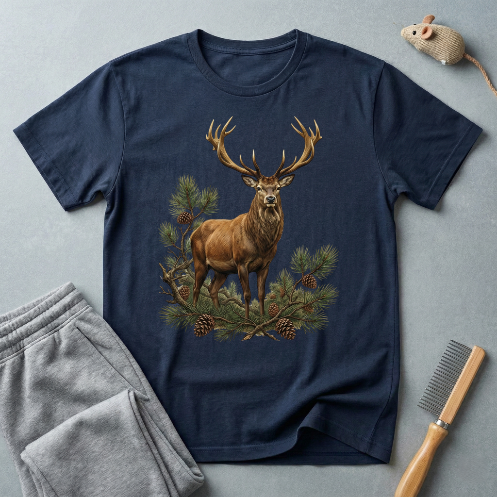 T-shirt graphique Cerf des bois