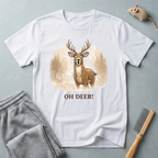 "Oh Deer!" Buck Graphic T-Shirt — Woodland Deer Nature Tee