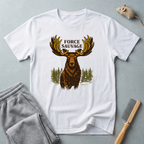 T-shirt graphique Élan — «Force Sauvage» T-shirt nature sauvage 🦌🌲