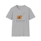 T-shirt illustré avec grillon — « Je chante le soir » — Adorable grillon chanteur