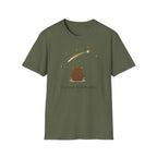 T-shirt Hérisson et étoile filante — Adorable illustration « Étoile émerveille »
