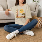 T-shirt graphique « Canicule » — Design thermomètre ensoleillé affichant 42 °C