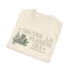 T-Shirt — "Sauver la Planète Oui" Eco Plant Graphic Tee