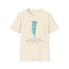 T-shirt adorable avec microorganisme cilié — T-shirt kawaii représentant un protiste unicellulaire