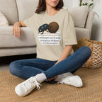 T-shirt — Scarabée bousier « Je recycle en 48 heures »