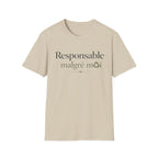 T-Shirt — "Responsable malgré moi" French Quote Tee