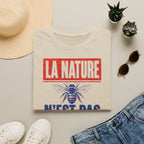 T-shirt — « La nature n’est pas un décor » — T-shirt graphique pour la protection des abeilles