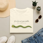 T-shirt graphique avec mille-pattes — « Je n’en ai pas mille »