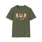 T-shirt Renards lecteurs — Adorables renards dessinés « Reconnecteur certifié »