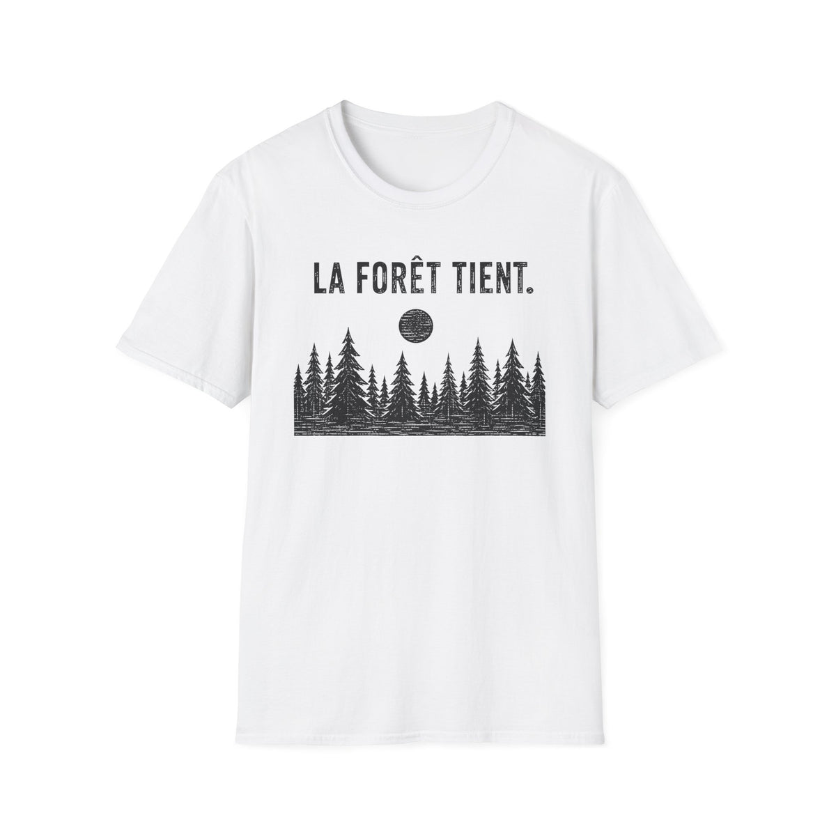 T-shirt « La forêt tient » — T-shirt graphique sur le thème des bois