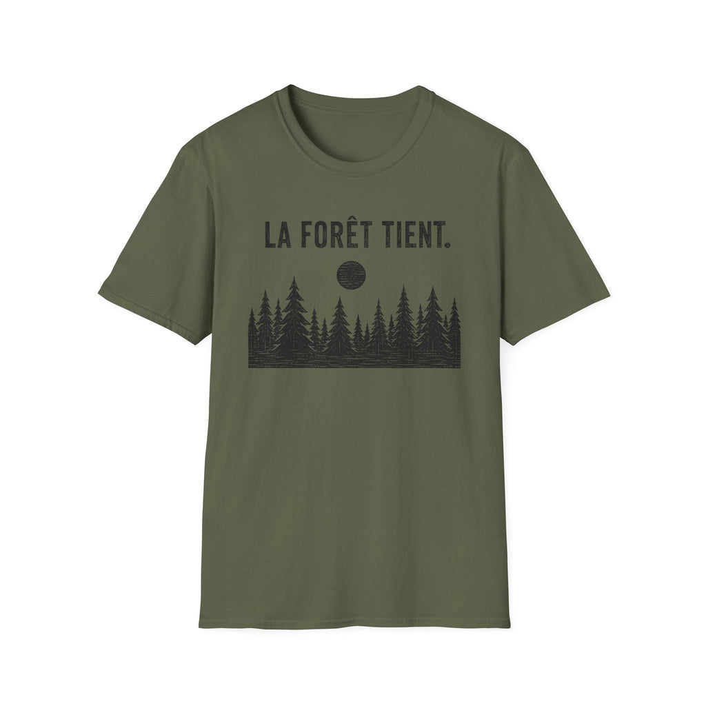 T-shirt « La forêt tient » — T-shirt graphique sur le thème des bois