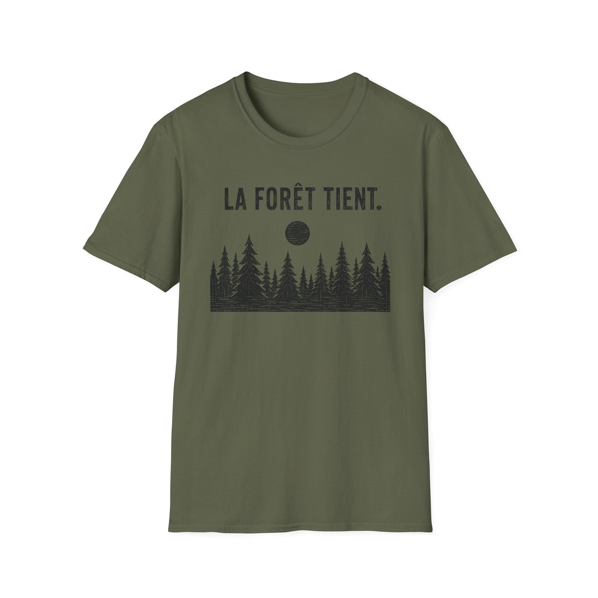 T-shirt « La forêt tient » — T-shirt graphique sur le thème des bois