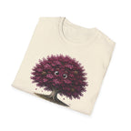 T-Shirt — Cute Purple Tree Illustration with French Quote