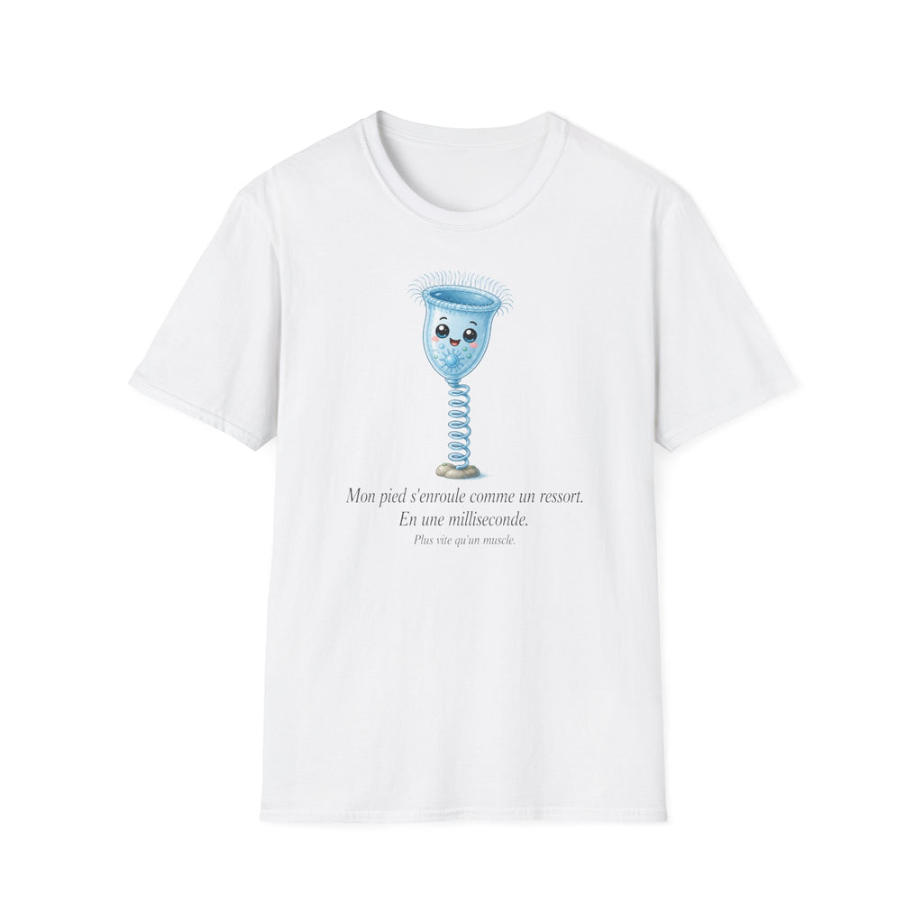 T-shirt illustré avec coupe menstruelle — Adorable t-shirt kawaii sur le thème des règles (sans tabou)