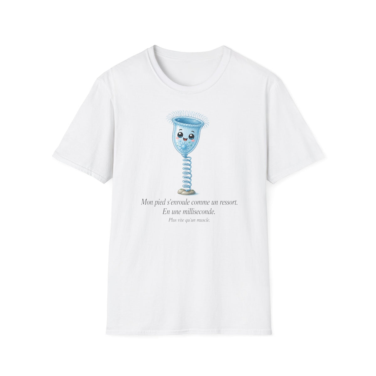 T-shirt illustré avec coupe menstruelle — Adorable t-shirt kawaii sur le thème des règles (sans tabou)