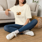 T-shirt illustré avec grillon — « Je chante le soir » — Adorable grillon chanteur
