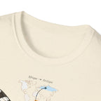 T-shirt illustré avec papillon