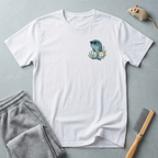T-shirt Petite Baleine floral — T-shirt animal marin mignon