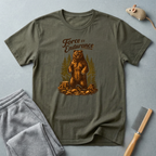 T-shirt Ours «Force et Endurance» — T-shirt graphique camping forêt style vintage 🐻🌲