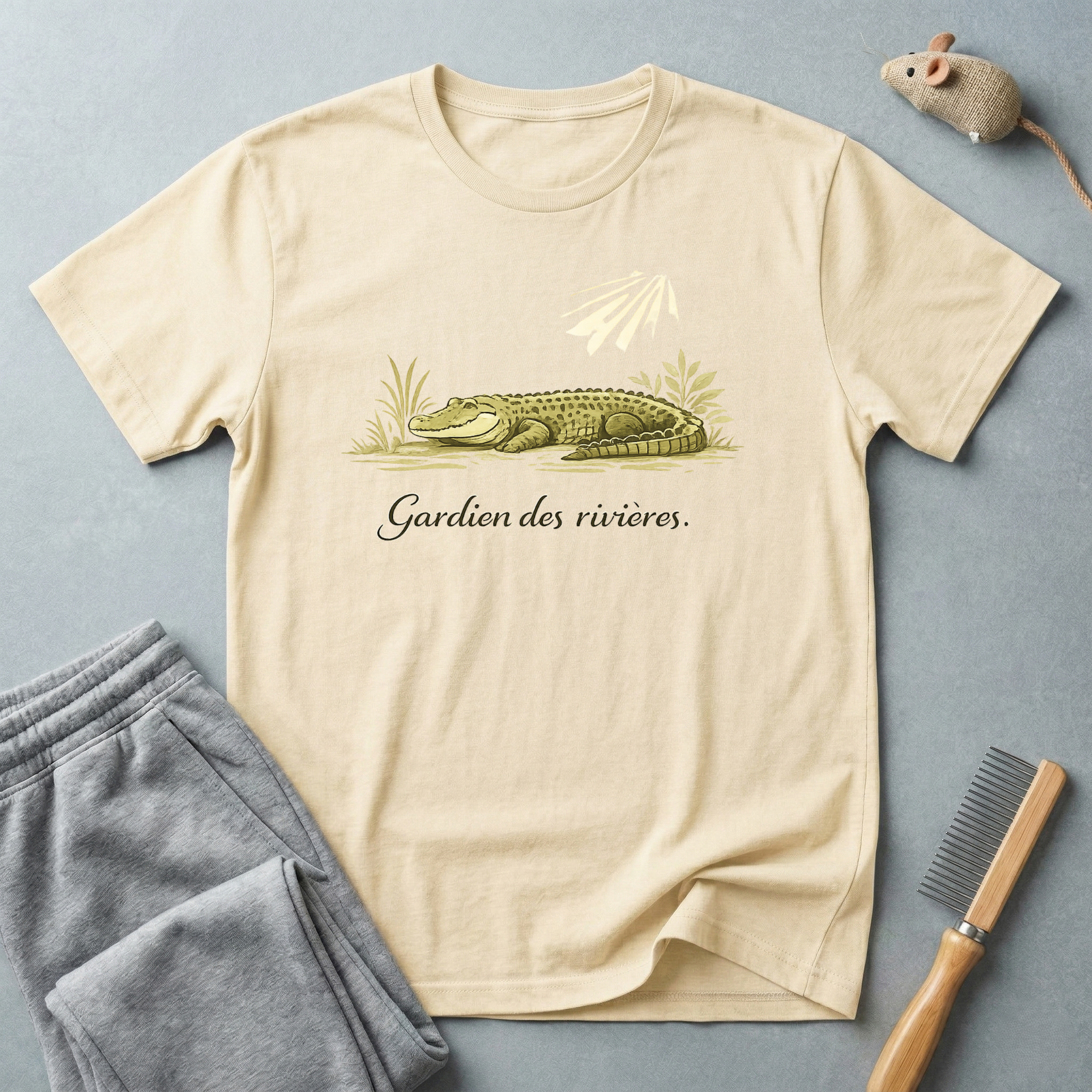 T-shirt — Loutre de rivière «Gardien des rivières» Nature