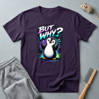 T-shirt graphique pingouin «But Why?»