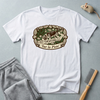 T-shirt — Graphique vintage nature lapin «Sur la piste»