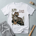 T-shirt graphique Léopard «Esprit Sauvage»